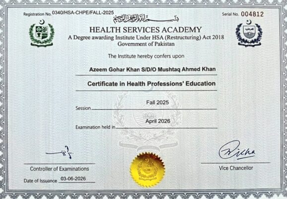 CHPE Cert