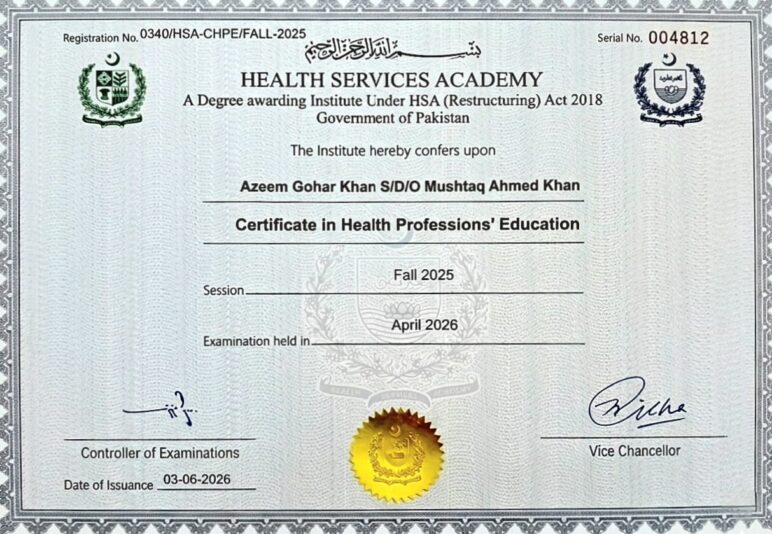CHPE Cert